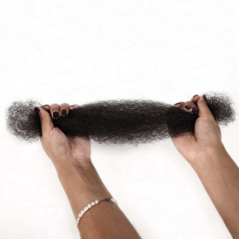 Natural Black Afro kinky Bulk Hair Extensions For Braiding Dreadlock Human Hair