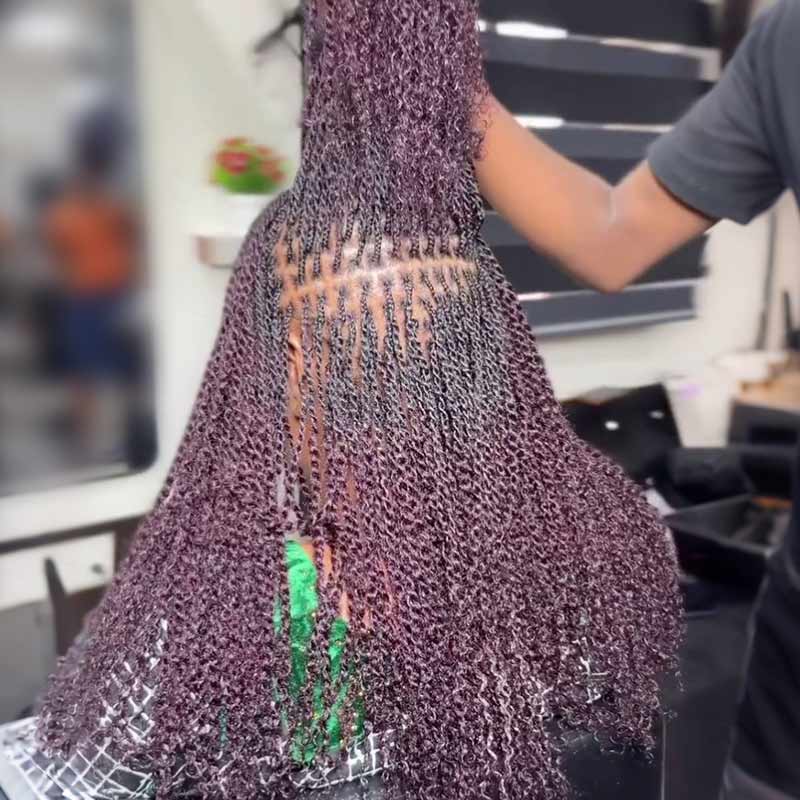 1B/99J Color Afro Kinky Bulk Human Hair For Braiding Dreadlock Hair