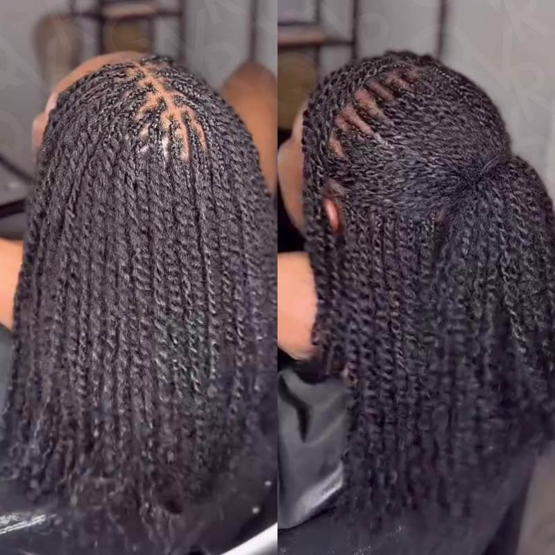Natural Black Afro kinky Bulk Hair Extensions For Braiding Dreadlock Human Hair