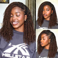 Mixed Color #4/30 Afro Kinky Bulk Highlights #27/30 Human Hair