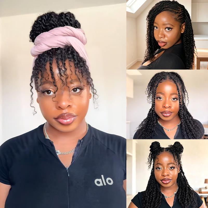Natural Black Afro kinky Bulk Hair Extensions For Braiding Dreadlock Human Hair
