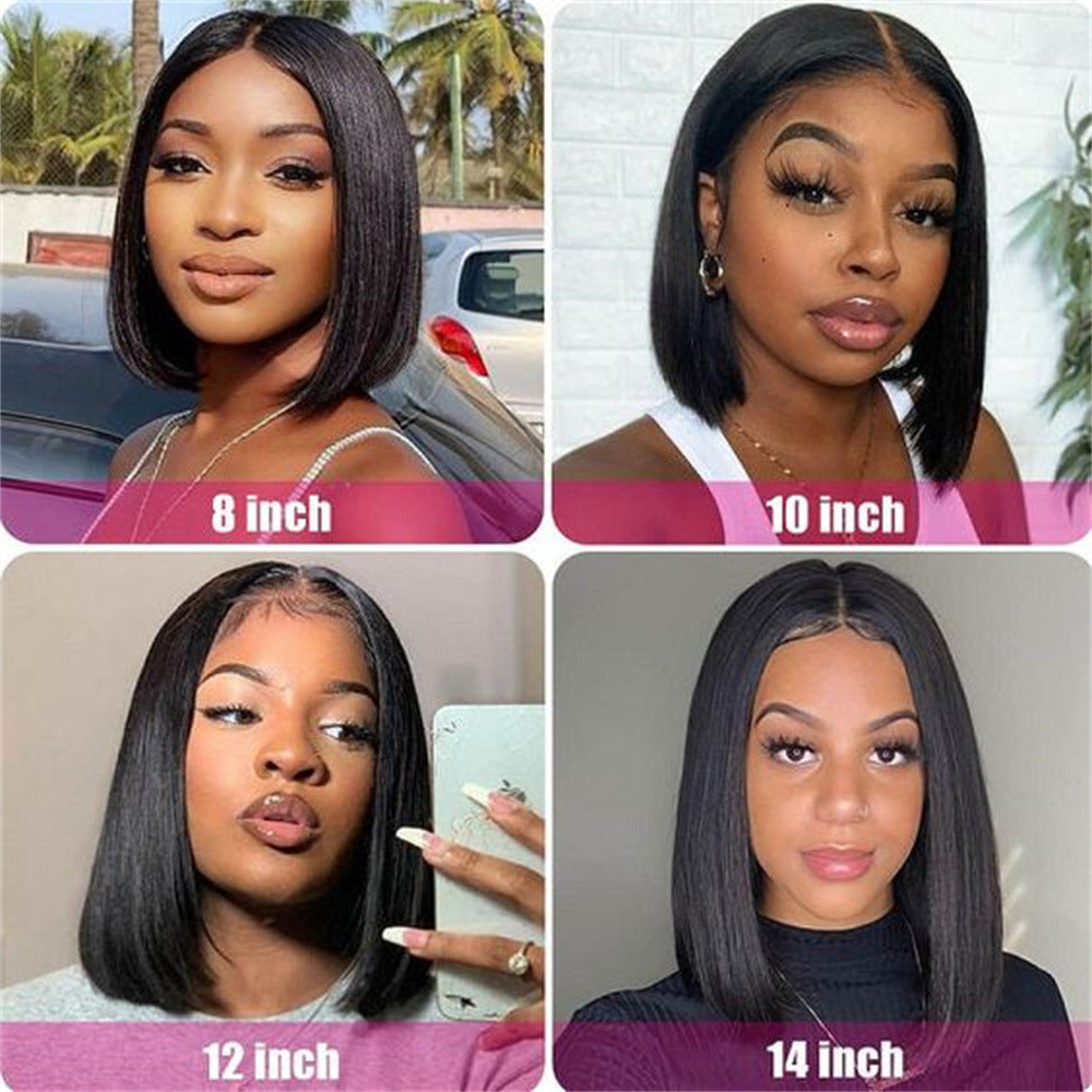 Wear And Go Glueless straight short BOB wig for black women