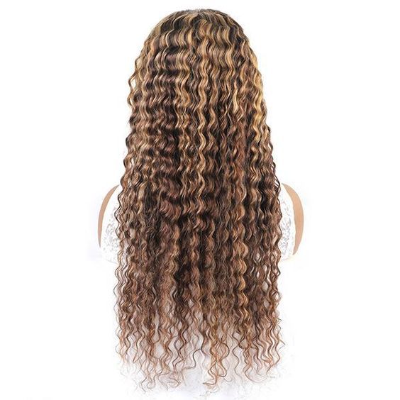 13*4HD transparent lave highlight color huamn hair wig