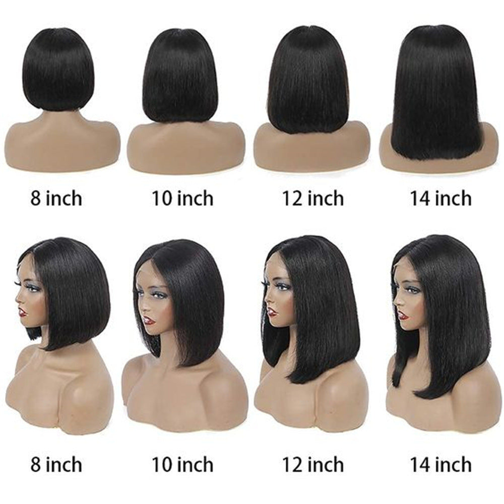 Wear And Go Glueless straight short BOB wig for black women