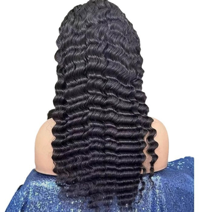 13*4human hair wig deep wave