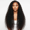 13*4human hair wig deep wave