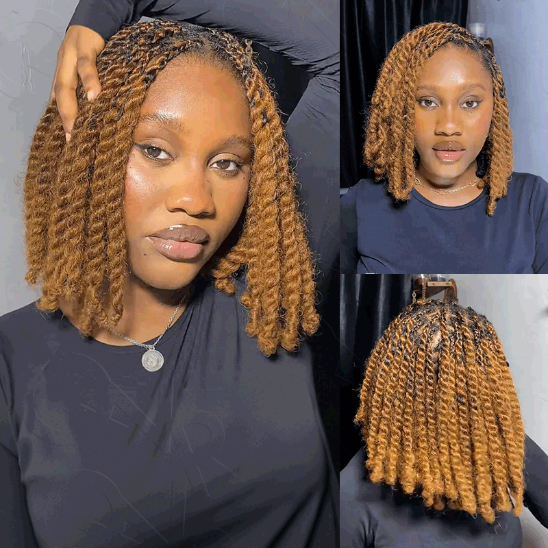 #27/30 Afro Kinky Bulk Mixed Color Human Hair for Braiding DreadLock