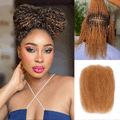#27/30 Afro Kinky Bulk Mixed Color Human Hair for Braiding DreadLock