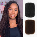 #1B+#4 Two Colors Afro Kinky Bulk Human Hair For Braiding DreadLock